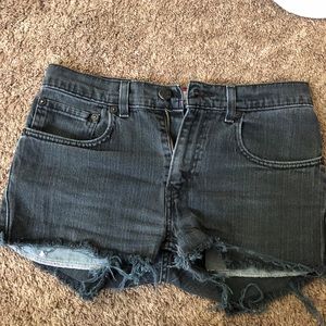 Black Levi shorts